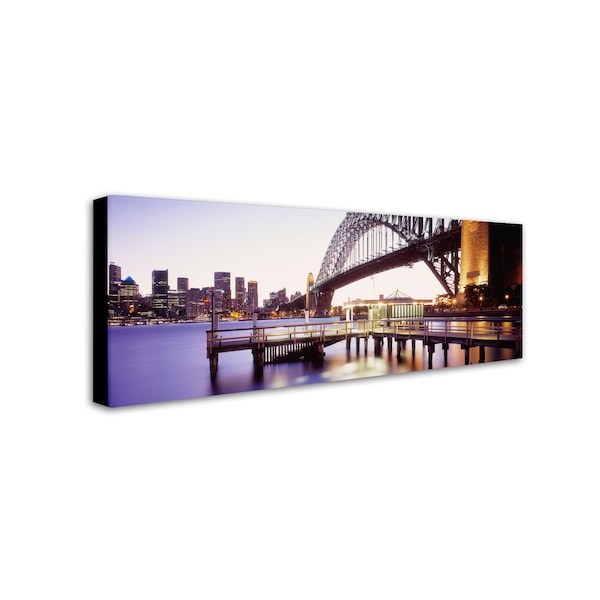 David Evans 'Sydney Harbour' Canvas Art,16x47